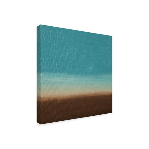 Hilary Winfield 'Sunsets Blue Brown' Canvas Art,14x14